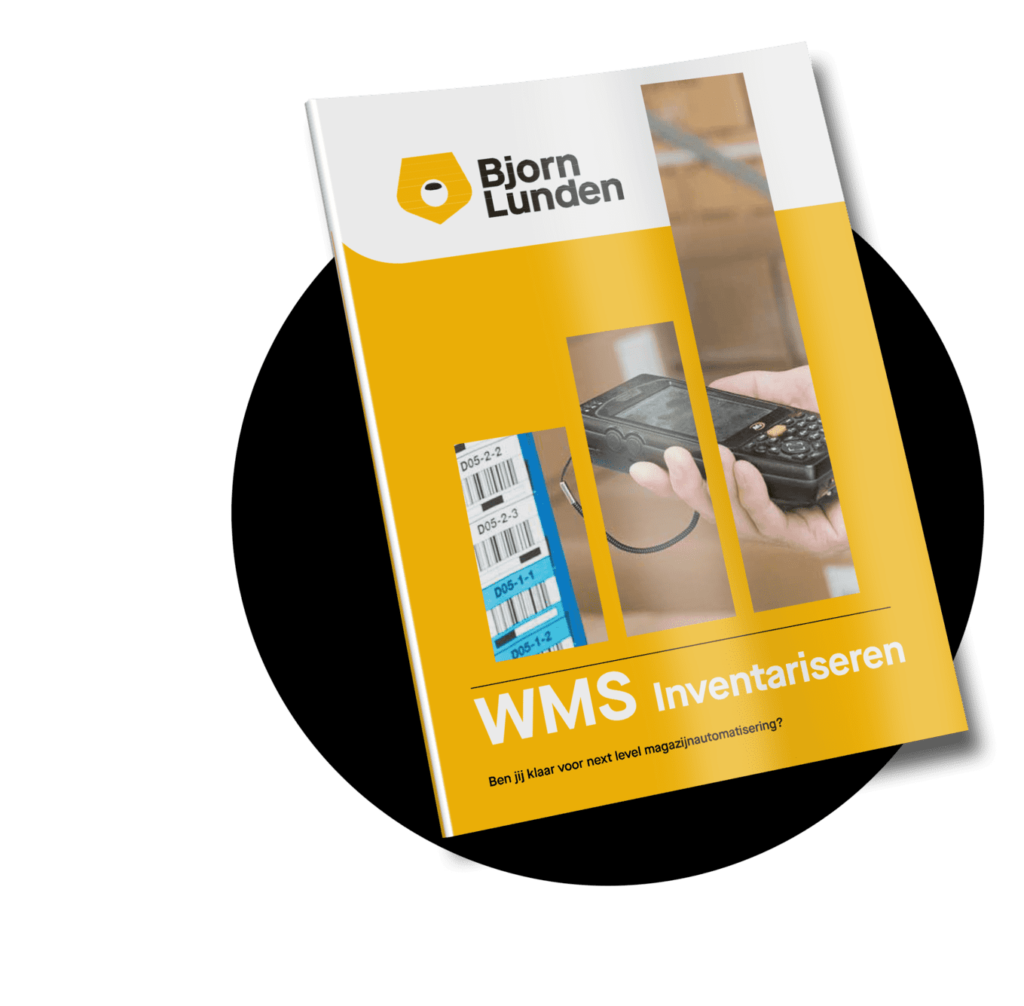 cover mock up van brochure WMS inventariseren app